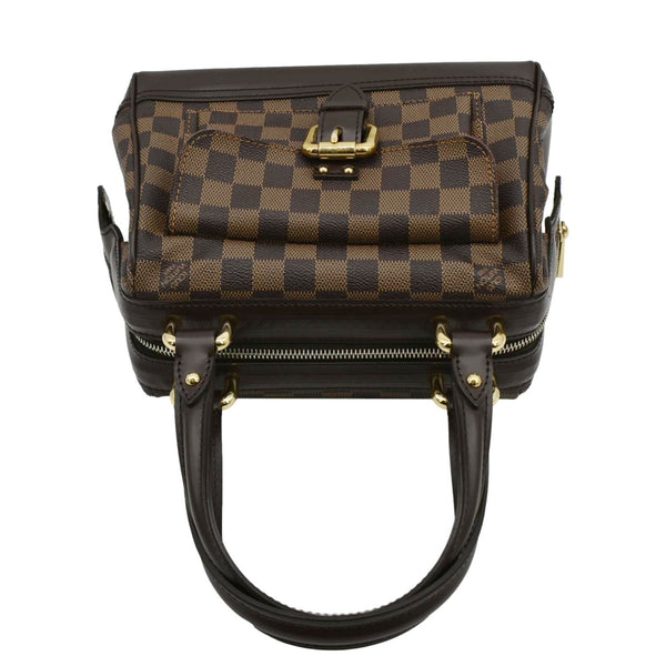 LOUIS VUITTON Knightsbridge Damier Ebene Satchel Bag Brown