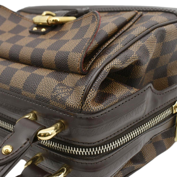 LOUIS VUITTON Knightsbridge Damier Ebene Satchel Bag Brown