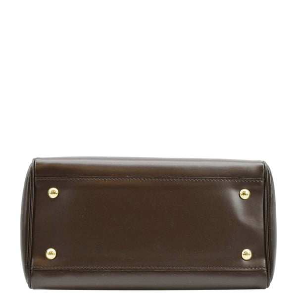 LOUIS VUITTON Knightsbridge Damier Ebene Satchel Bag Brown