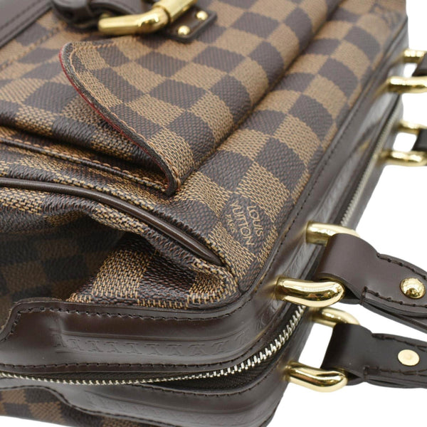 LOUIS VUITTON Knightsbridge Damier Ebene Satchel Bag Brown