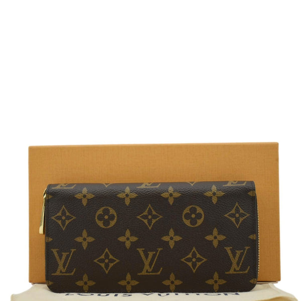 LOUIS VUITTON Zip Around Monogram Canvas Wallet Rose Ballerine