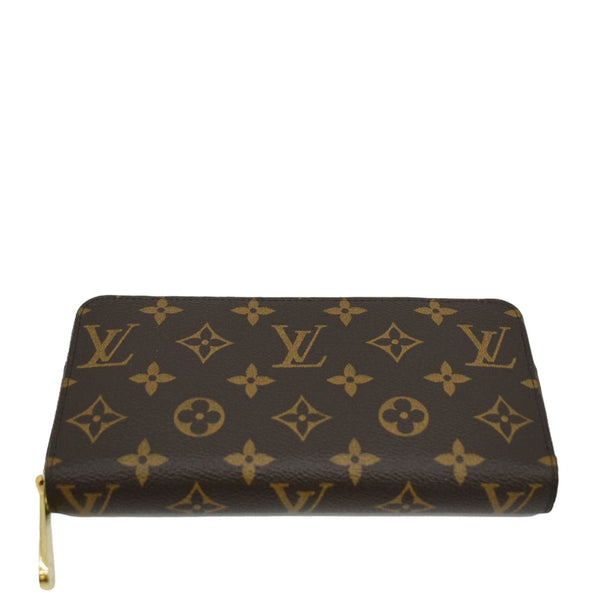 LOUIS VUITTON Zip Around Monogram Canvas Wallet Rose Ballerine