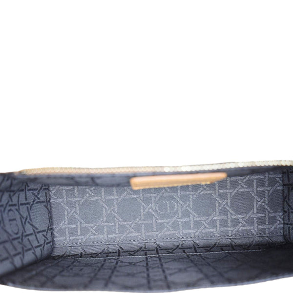 CHRISTIAN DIOR My ABCDior Small Cannage Leather Shoulder Bag Orange