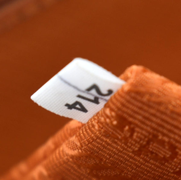 PRADA Galleria Double-Zip Saffiano Leather Tote Bag Orange