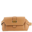 HERMES Elan Leather Pocket Belt Bag Brown