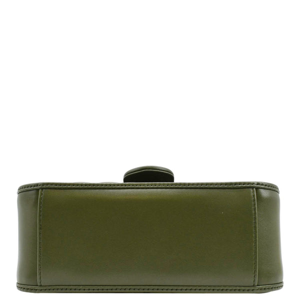 GUCCI GG Marmont Mini Top Handle Crossbody Bag Olive 583571