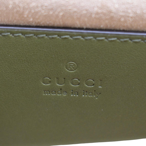 GUCCI GG Marmont Mini Top Handle Crossbody Bag Olive 583571