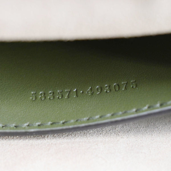 GUCCI GG Marmont Mini Top Handle Crossbody Bag Olive 583571