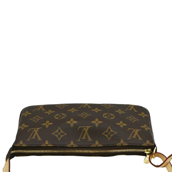 LOUIS VUITTON Pochette Monogram Canvas Accessoires Pouch Brown