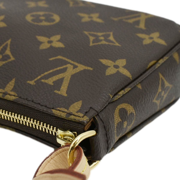 LOUIS VUITTON Pochette Monogram Canvas Accessoires Pouch Brown