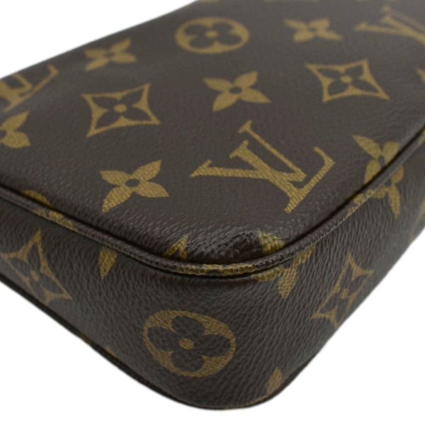 LOUIS VUITTON Pochette Monogram Canvas Accessoires Pouch Brown