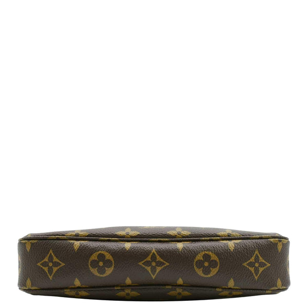 LOUIS VUITTON Pochette Monogram Canvas Accessoires Pouch Brown