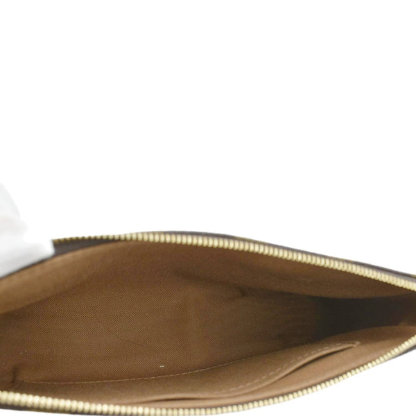 LOUIS VUITTON Pochette Monogram Canvas Accessoires Pouch Brown