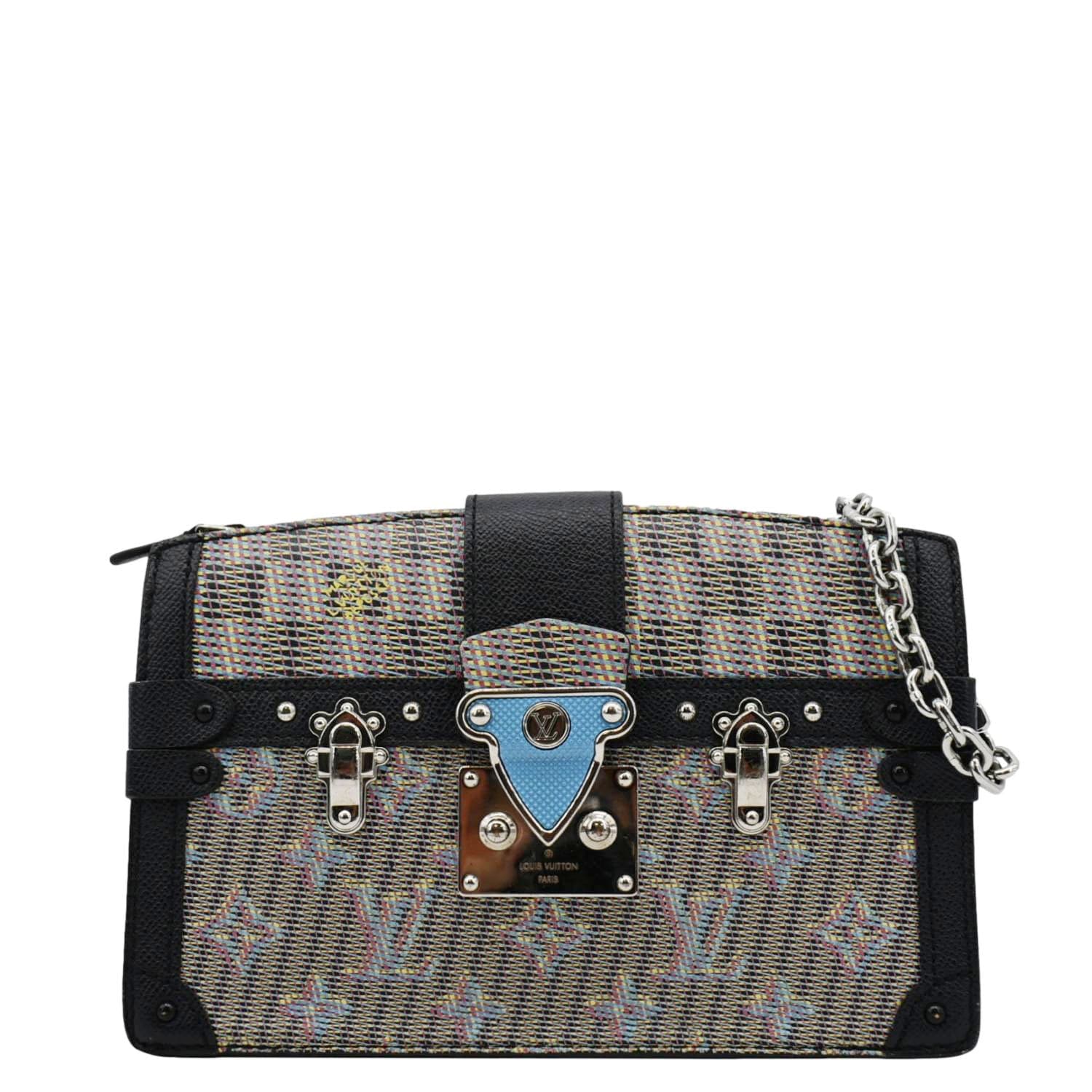 LOUIS VUITTON Trunk Clutch Crossbody Bag Multicolor front look