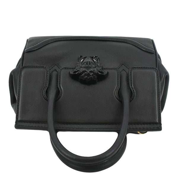 VERSACE Palazzo Empire Leather Crossbody Bag Black