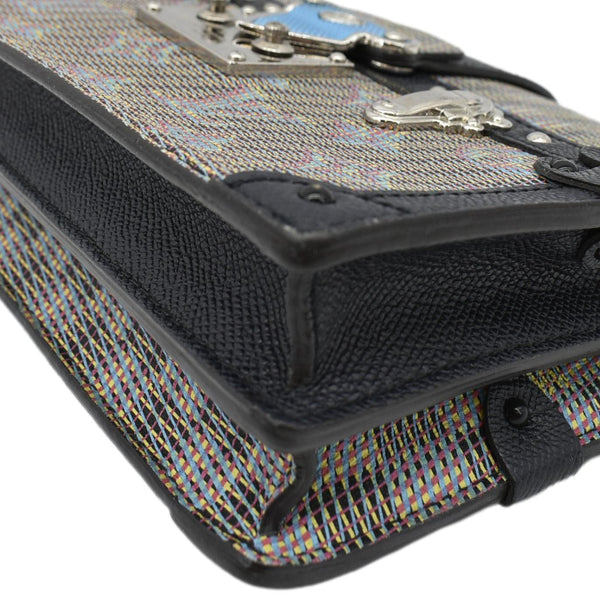 LOUIS VUITTON Trunk Clutch Damier Monogram LV Pop Crossbody Bag Multicolor