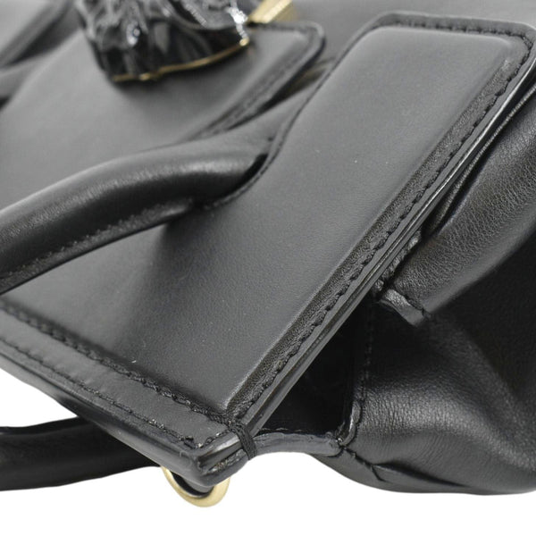 VERSACE Palazzo Empire Leather Crossbody Bag Black