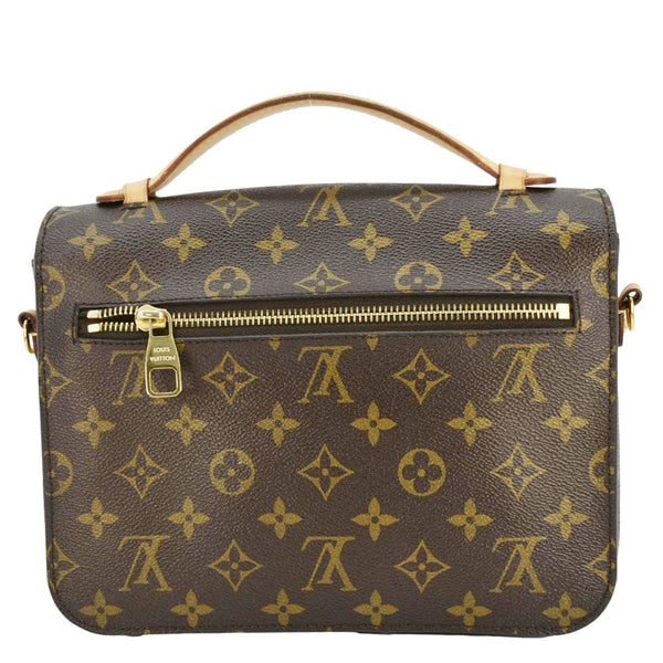 LOUIS VUITTON Metis Pochette Monogram Canvas Crossbody Bag Brown