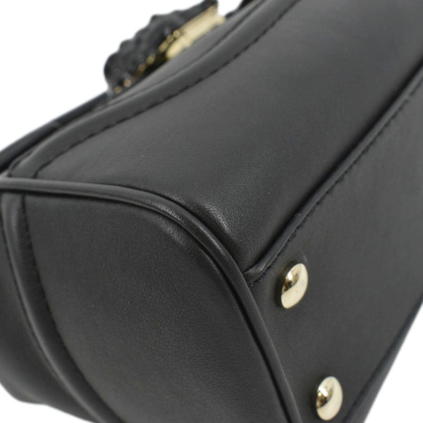 VERSACE Palazzo Empire Leather Crossbody Bag Black