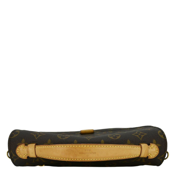 LOUIS VUITTON Metis Pochette Monogram Canvas Crossbody Bag Brown