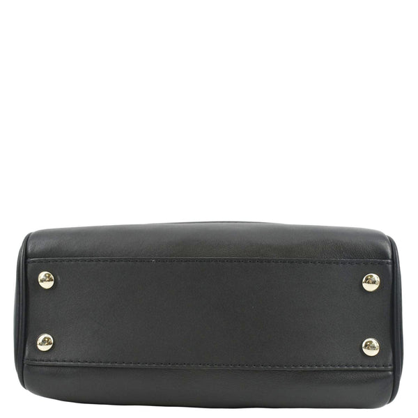 VERSACE Palazzo Empire Leather Crossbody Bag Black