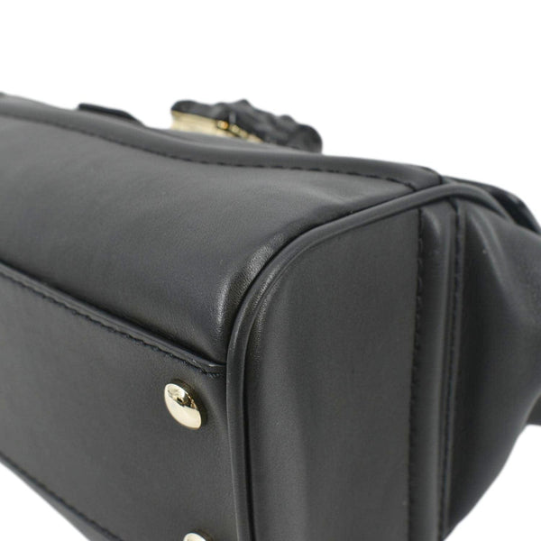 VERSACE Palazzo Empire Leather Crossbody Bag Black