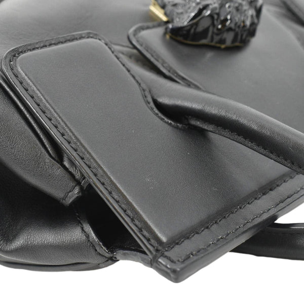 VERSACE Palazzo Empire Leather Crossbody Bag Black