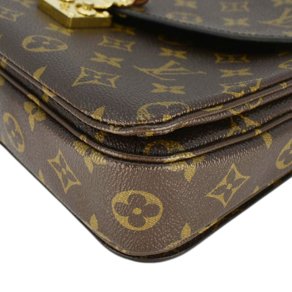 LOUIS VUITTON Metis Pochette Monogram Canvas Crossbody Bag Brown