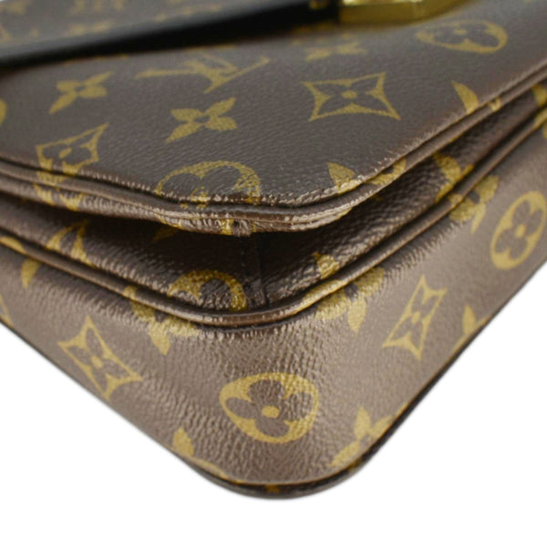 LOUIS VUITTON Metis Pochette Monogram Canvas Crossbody Bag Brown