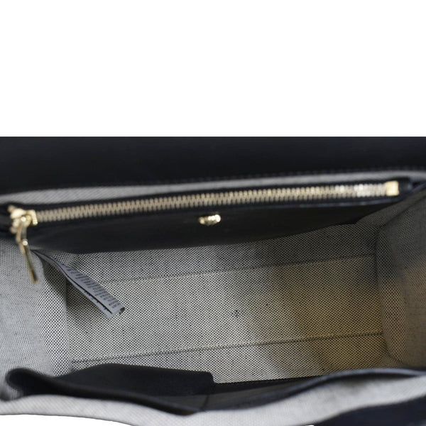 VERSACE Palazzo Empire Leather Crossbody Bag Black