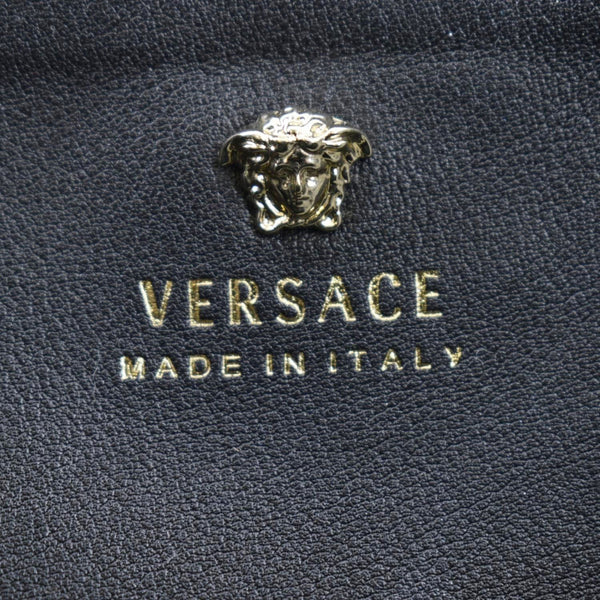 VERSACE Palazzo Empire Leather Crossbody Bag Black