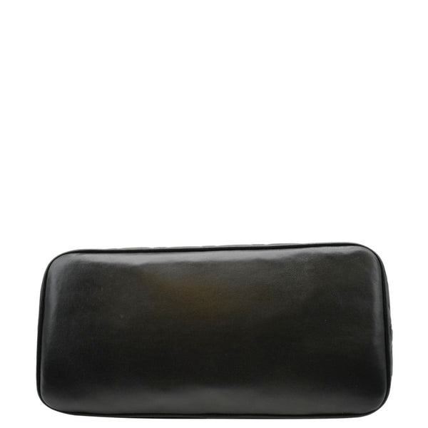 CHANEL Medallion Quilted Caviar Leather Tote Bag Black