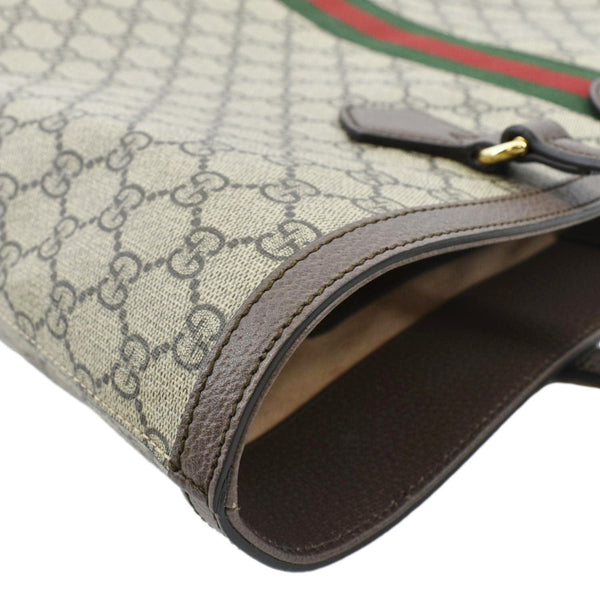 GUCCI Ophidia Medium GG Supreme Canvas Tote Bag Beige 631685