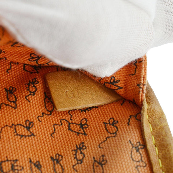 LOUIS VUITTON Neverfull Catogram MM Canvas Tote Bag Orange