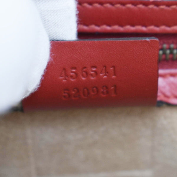 GUCCI Queen Margaret Bee Blind For Love Leather Shoulder Bag Multicolor 456541