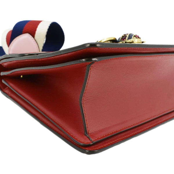 GUCCI Queen Margaret Bee Blind For Love Leather Shoulder Bag Multicolor 456541