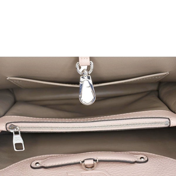 LOUIS VUITTON Capucines MM Taurillon Leather Satchel Bag Pink