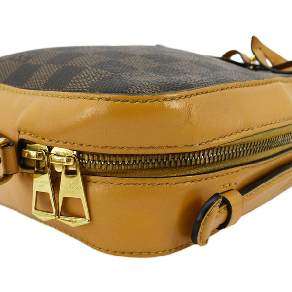 LOUIS VUITTON Santa Monica Damier Ebene Crossbody Bag Brown