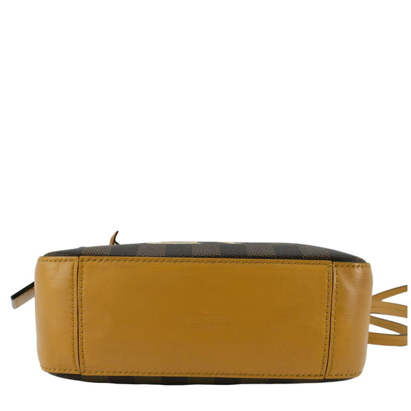 LOUIS VUITTON Santa Monica Damier Ebene Crossbody Bag Brown