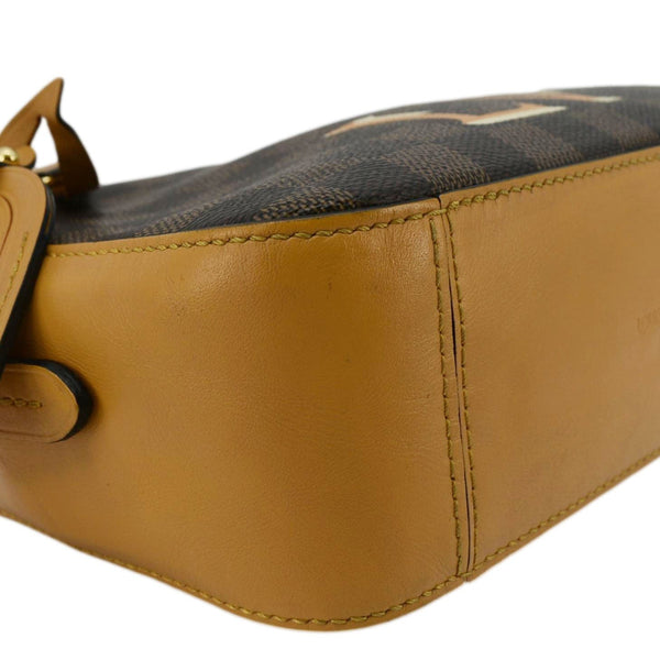 LOUIS VUITTON Santa Monica Damier Ebene Crossbody Bag Brown