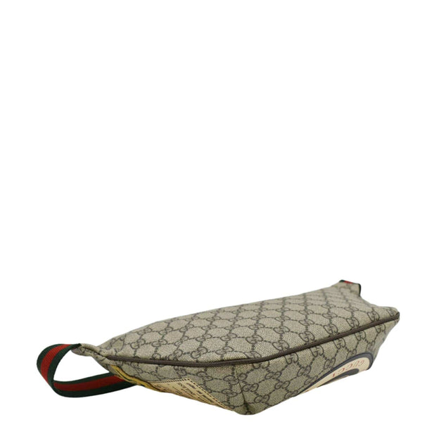 GUCCI Courrier GG Supreme Canvas Belt Bum Bag Beige 529711