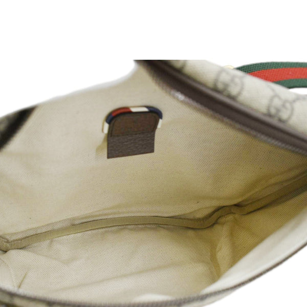 GUCCI Courrier GG Supreme Canvas Belt Bum Bag Beige 529711
