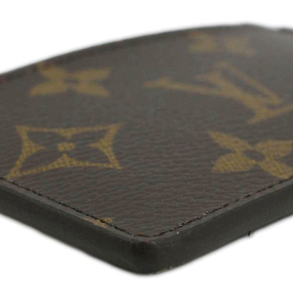 LOUIS VUITTON Monogram Canvas Card Holder Cerise