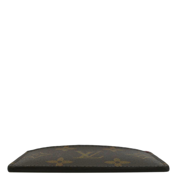 LOUIS VUITTON Monogram Canvas Card Holder Cerise