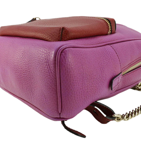 GUCCI Soho Leather Backpack Pink 431570