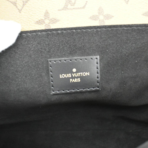 LOUIS VUITTON Metis Pochette Reverse Monogram Canvas Crossbody Bag Brown