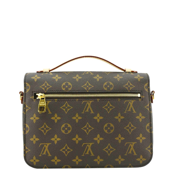 LOUIS VUITTON Metis Pochette Monogram Canvas Crossbody Bag Brown