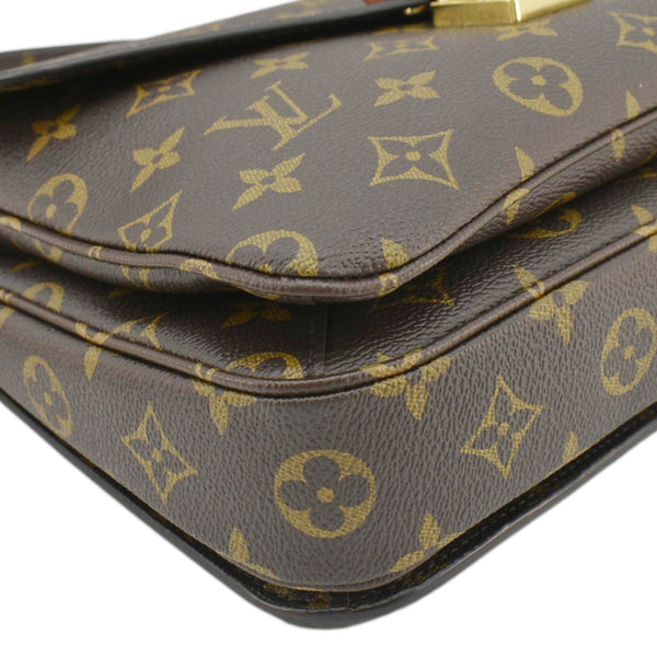 LOUIS VUITTON Metis Pochette Monogram Canvas Crossbody Bag Brown