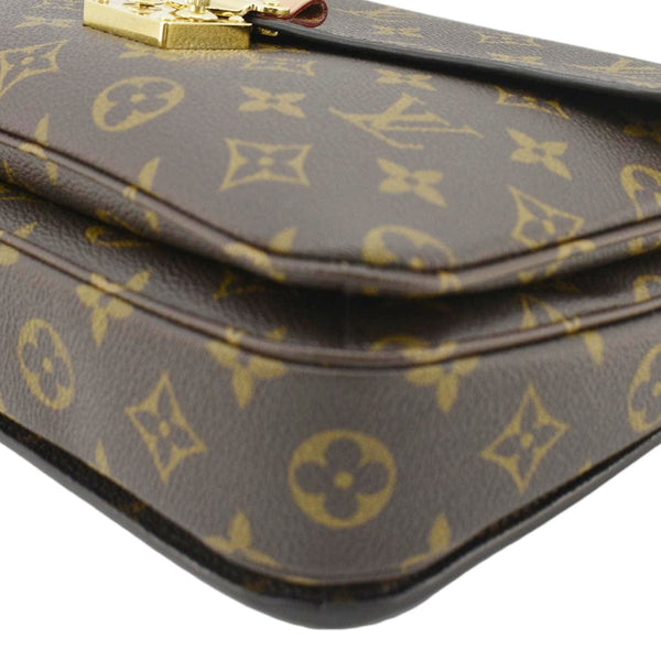 LOUIS VUITTON Metis Pochette Monogram Canvas Crossbody Bag Brown