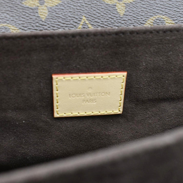LOUIS VUITTON Metis Pochette Monogram Canvas Crossbody Bag Brown